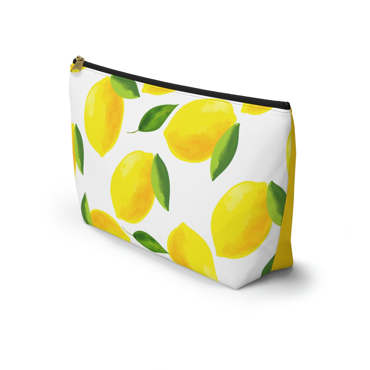 Lemon Fun Accessory Pouch w T-bottom