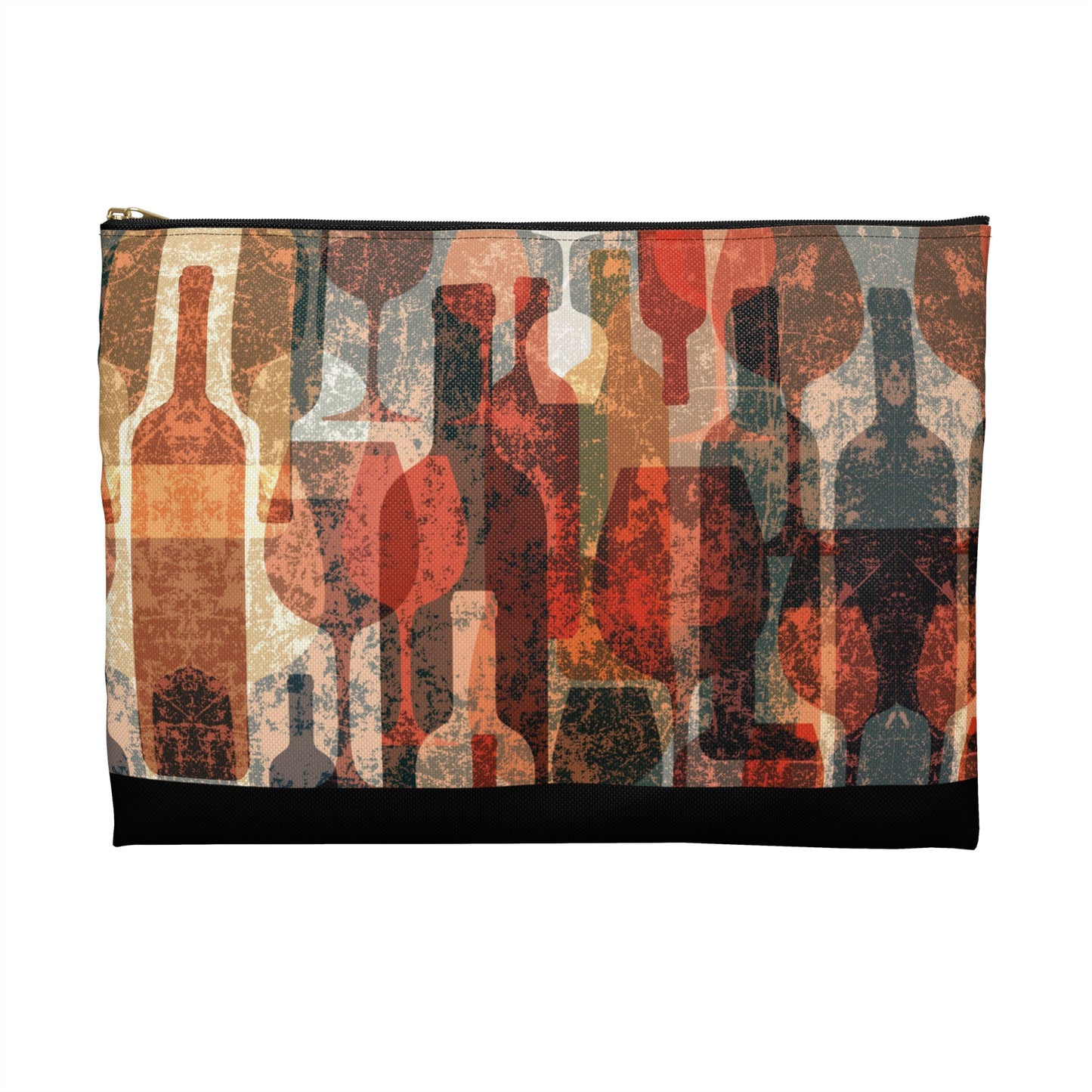 Wine Collage Accessory Pouch