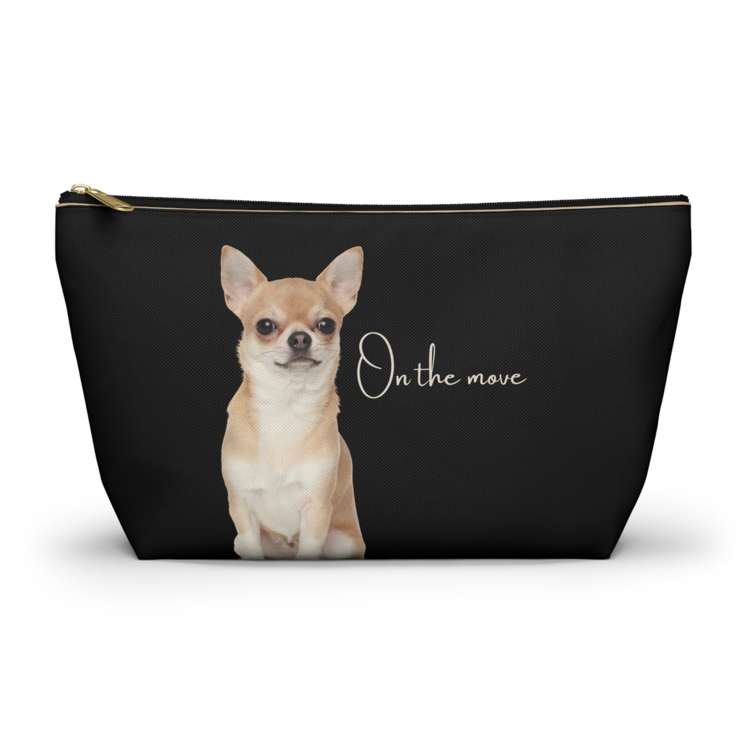 Chihuahua On the Move Accessory Pouch w T-bottom