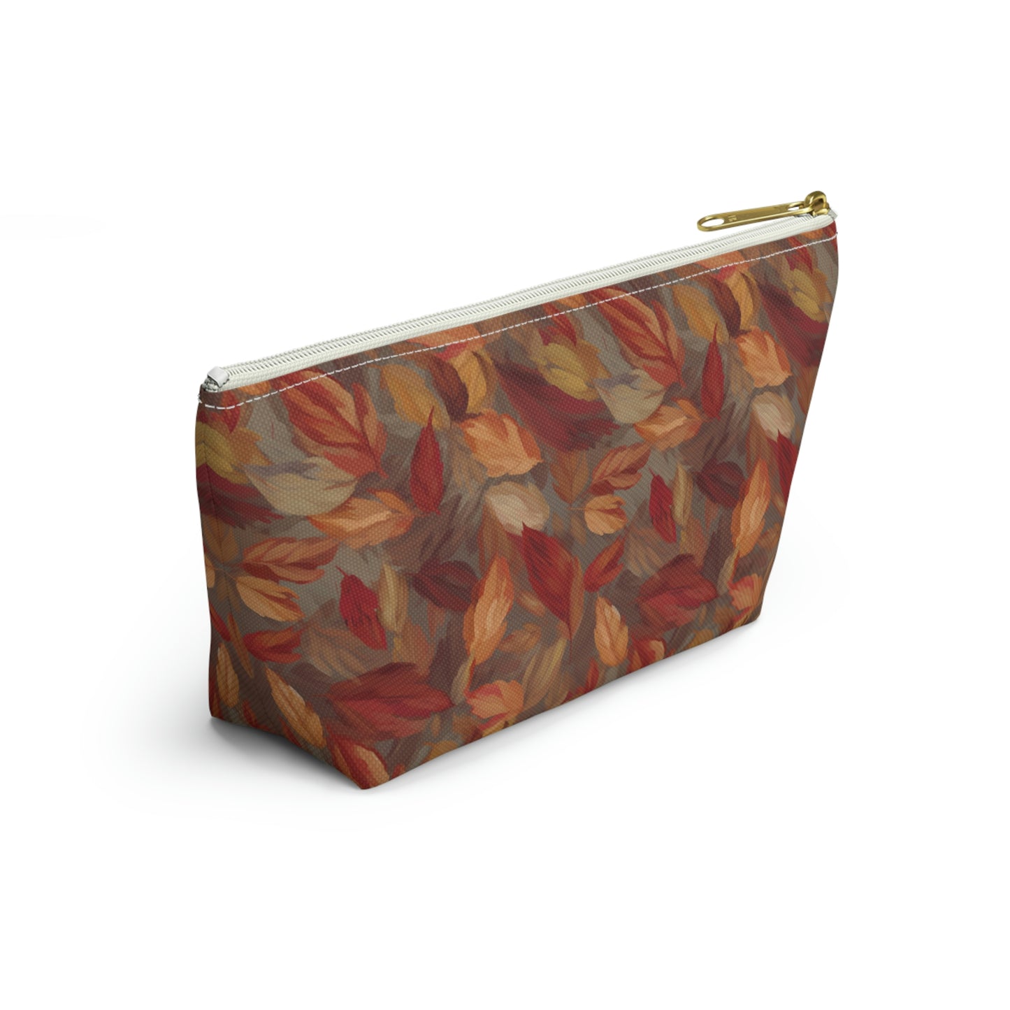 Falling Leaves Accessory Pouch w T-bottom