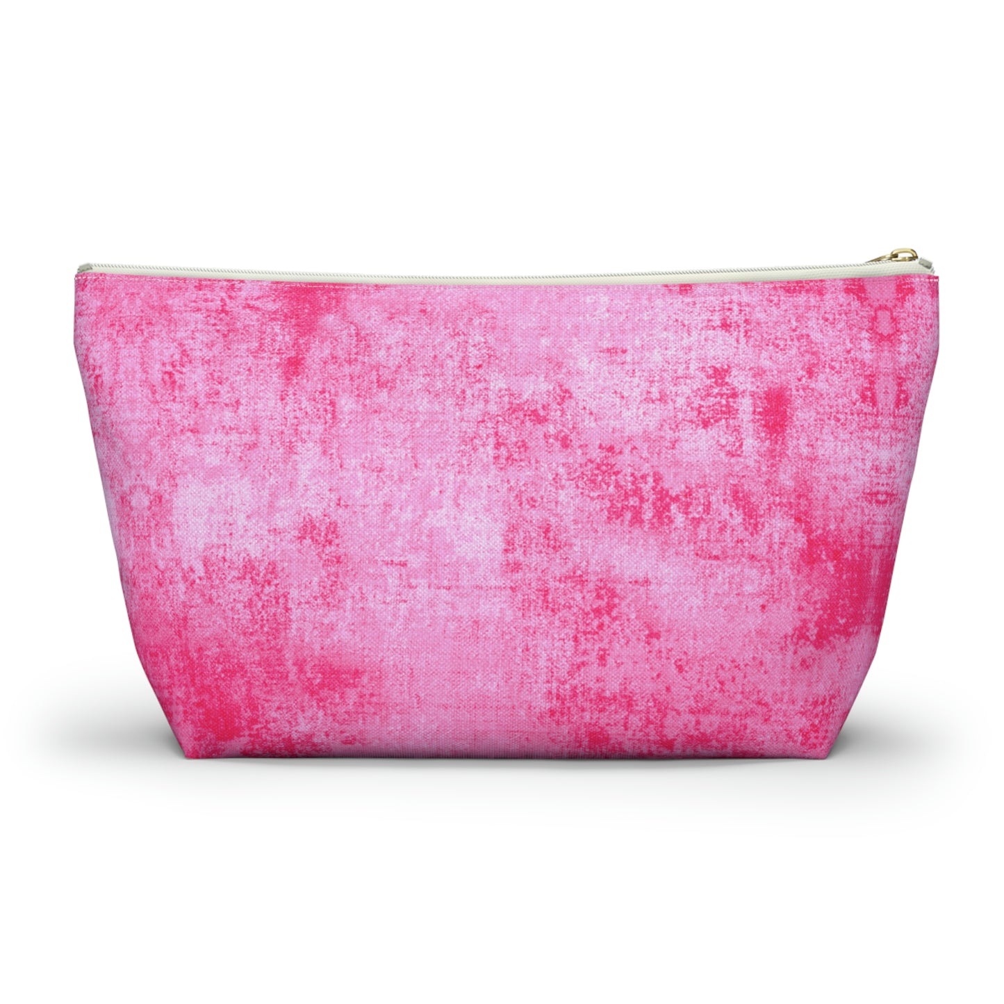 Pink Grunge Accessory Pouch w T-bottom