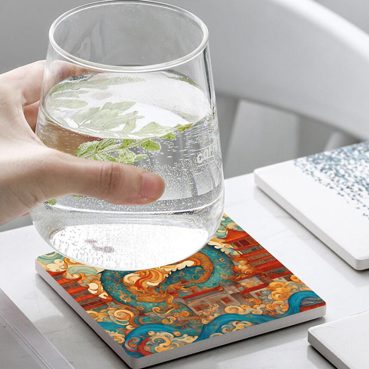 Dragons Absorbent Coasters- Set of 4