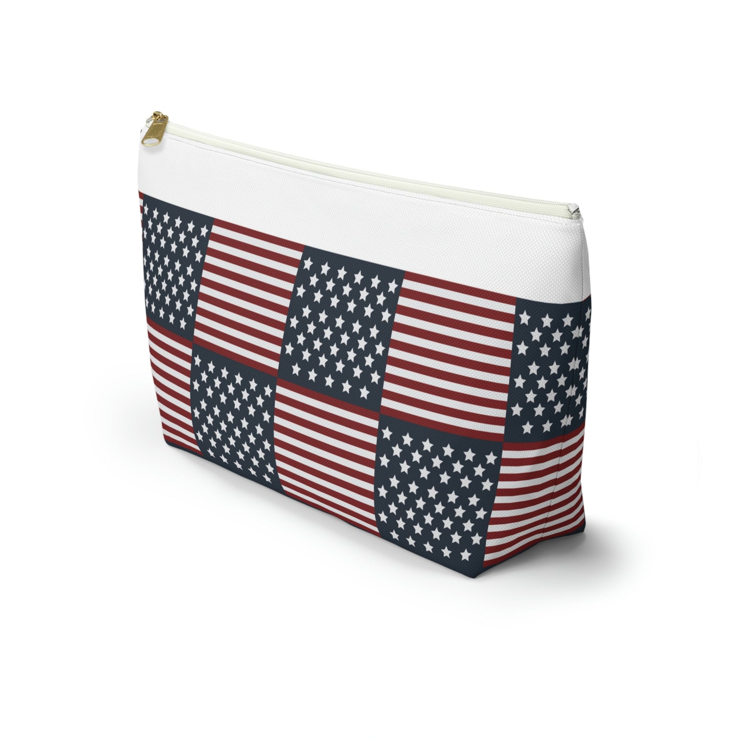 Patriotic Accessory Pouch w T-bottom