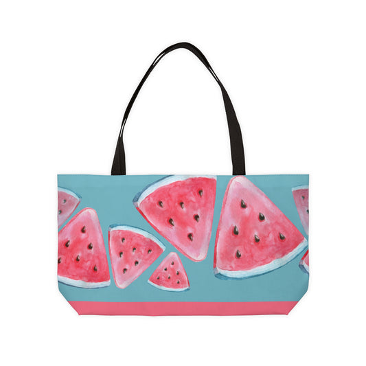 Watermelon Summer Weekender Tote Bag