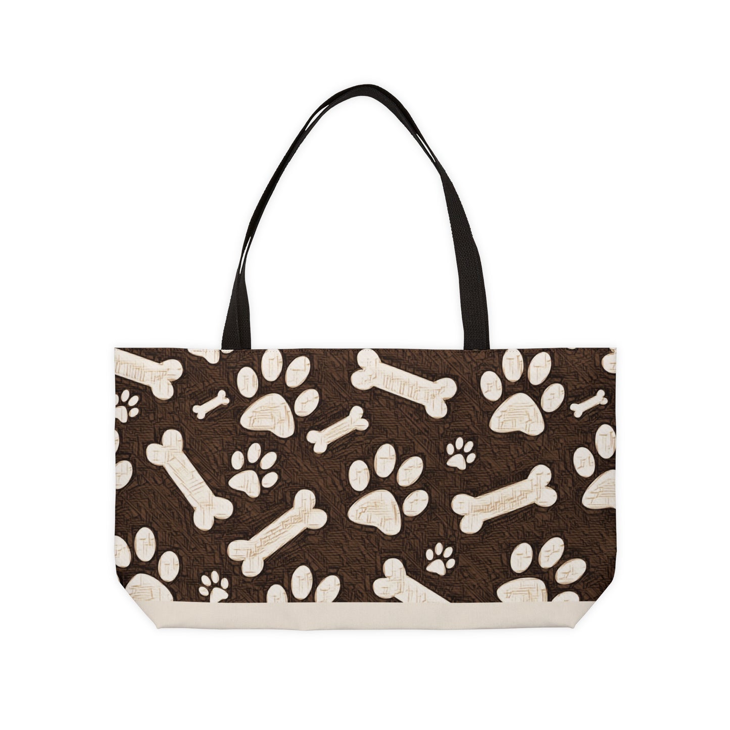 Bow Wow Brown Weekender Tote Bag