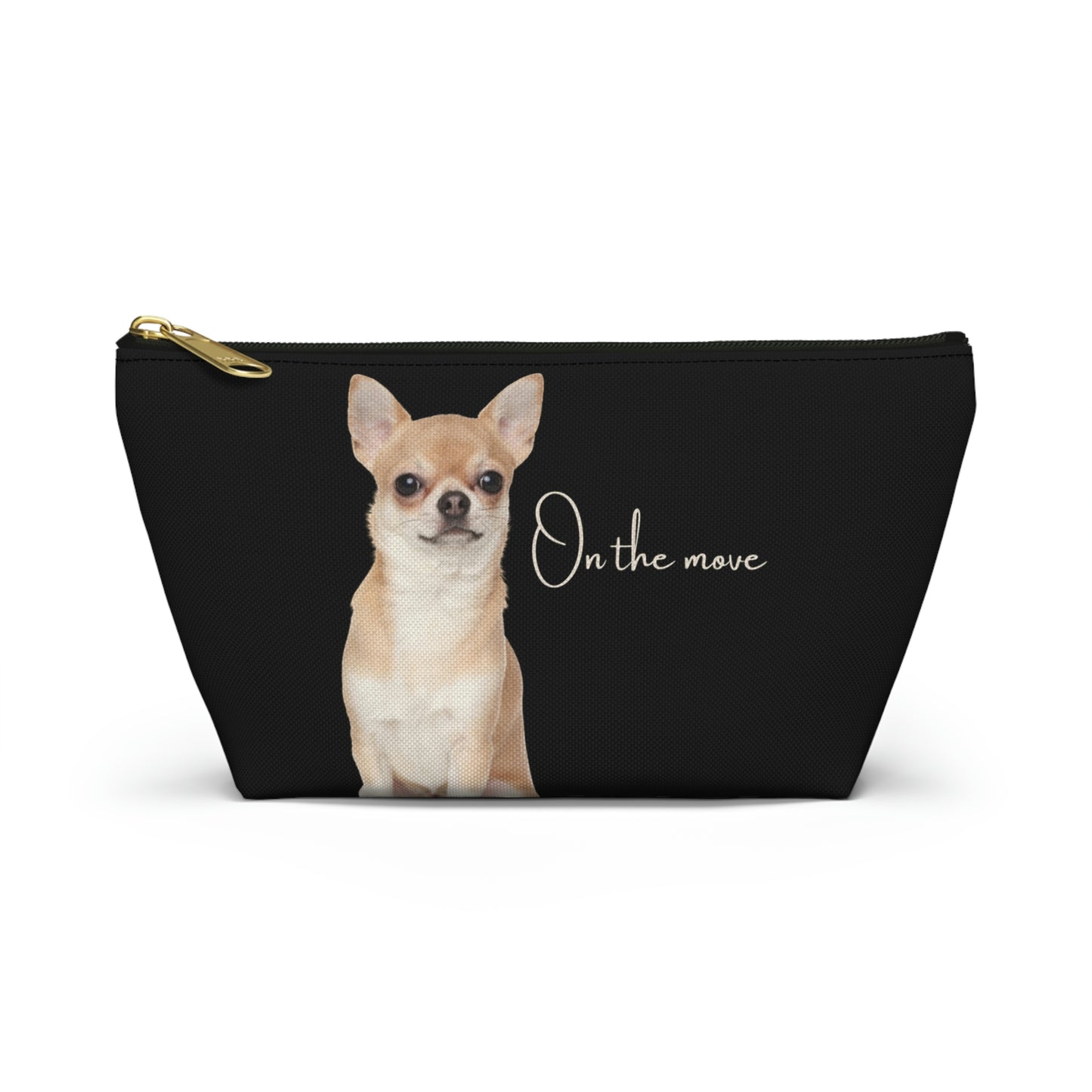 Chihuahua On the Move Accessory Pouch w T-bottom