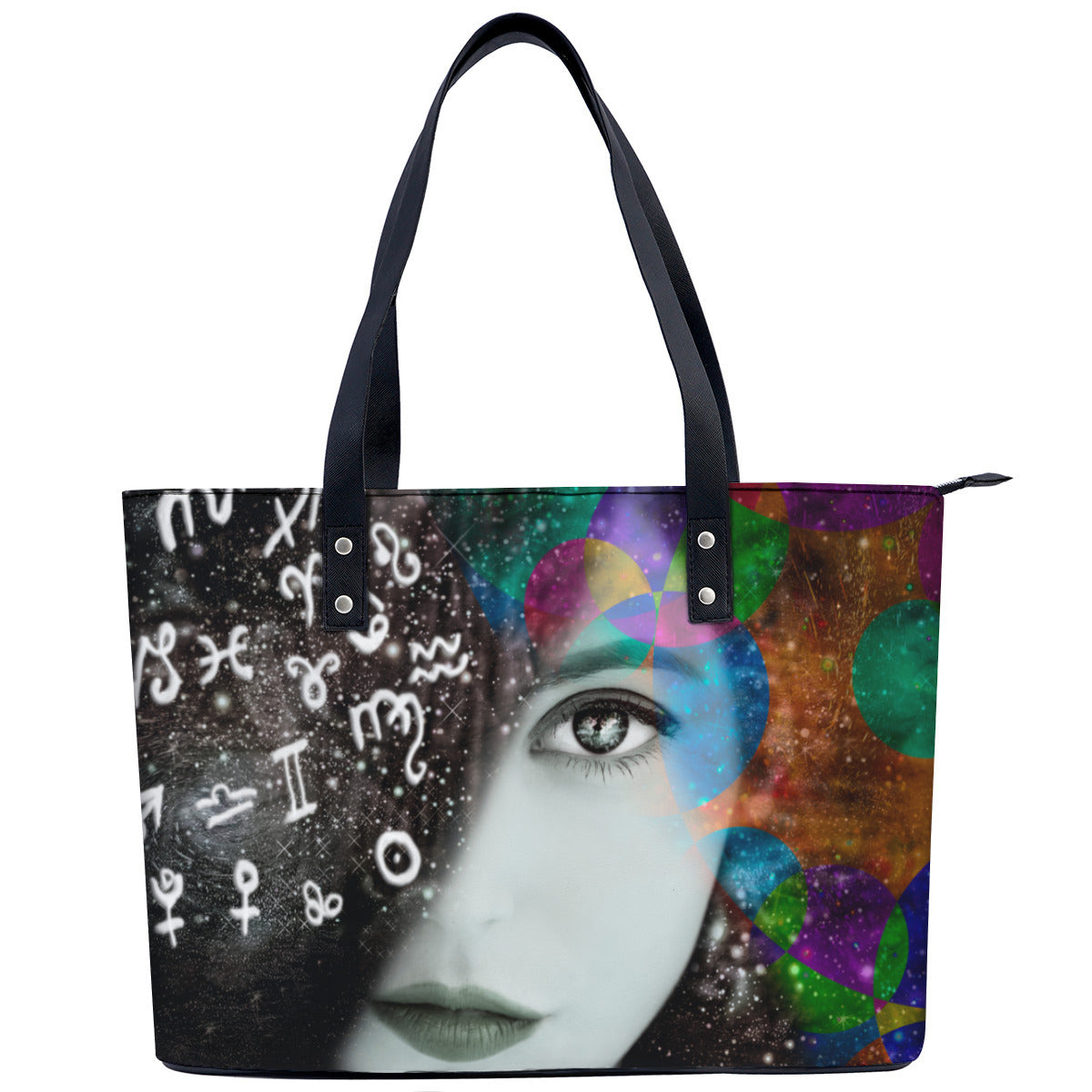 Mystic PU Leather Handbag Tote