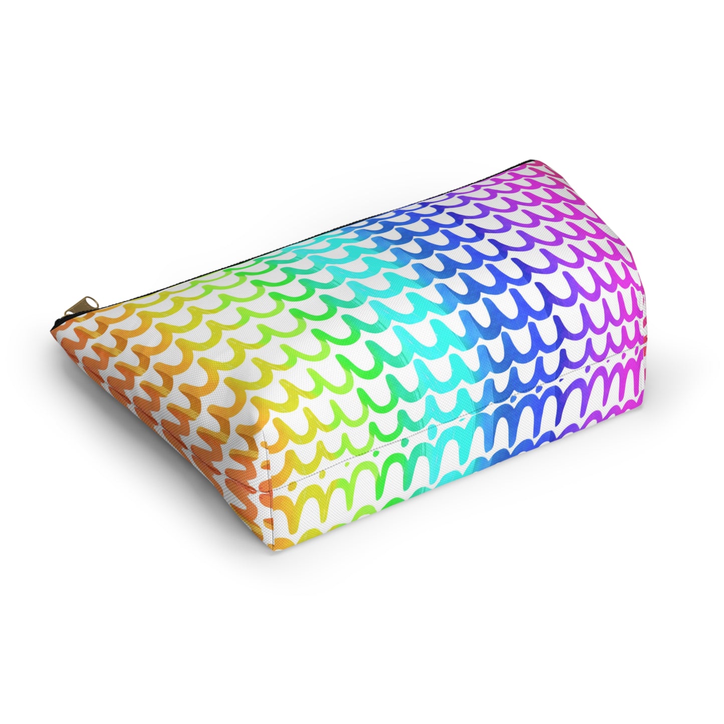 Rainbow Waves Accessory Pouch w T-bottom