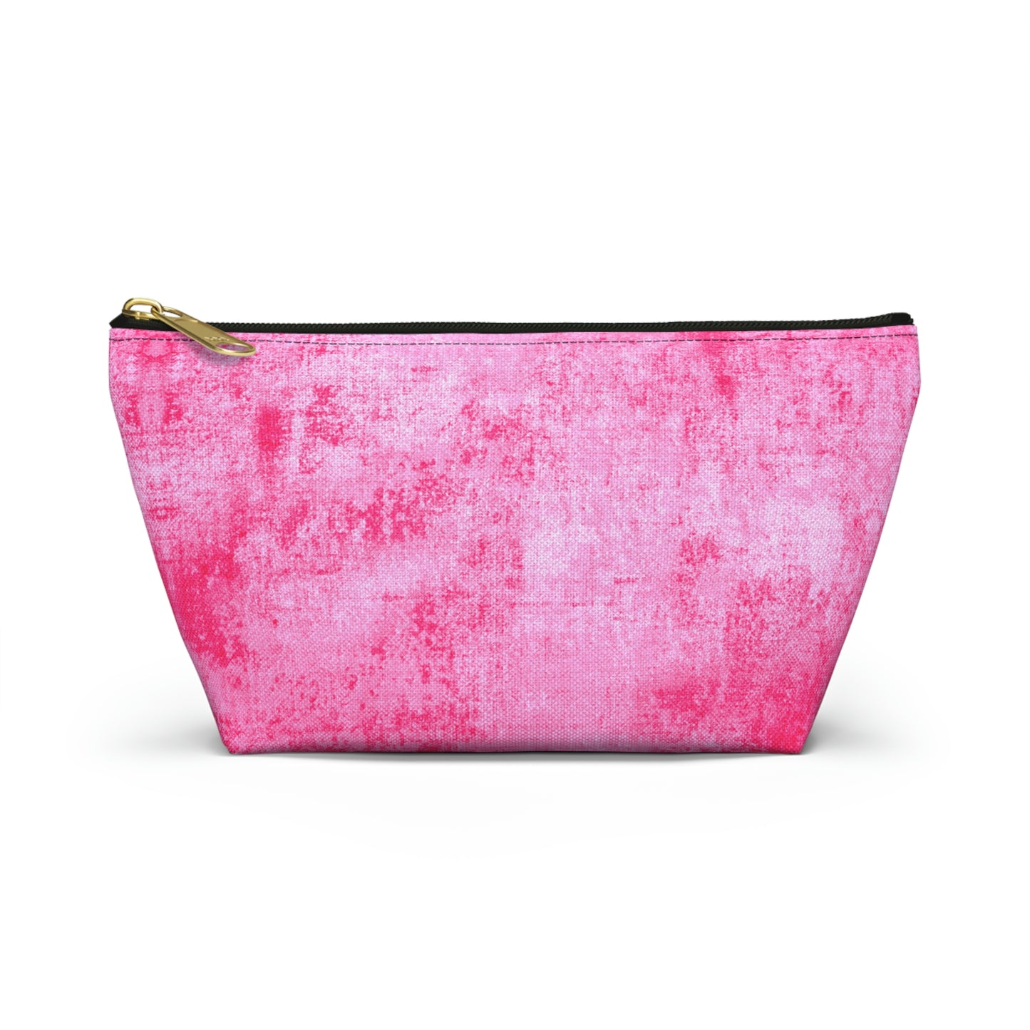 Pink Grunge Accessory Pouch w T-bottom