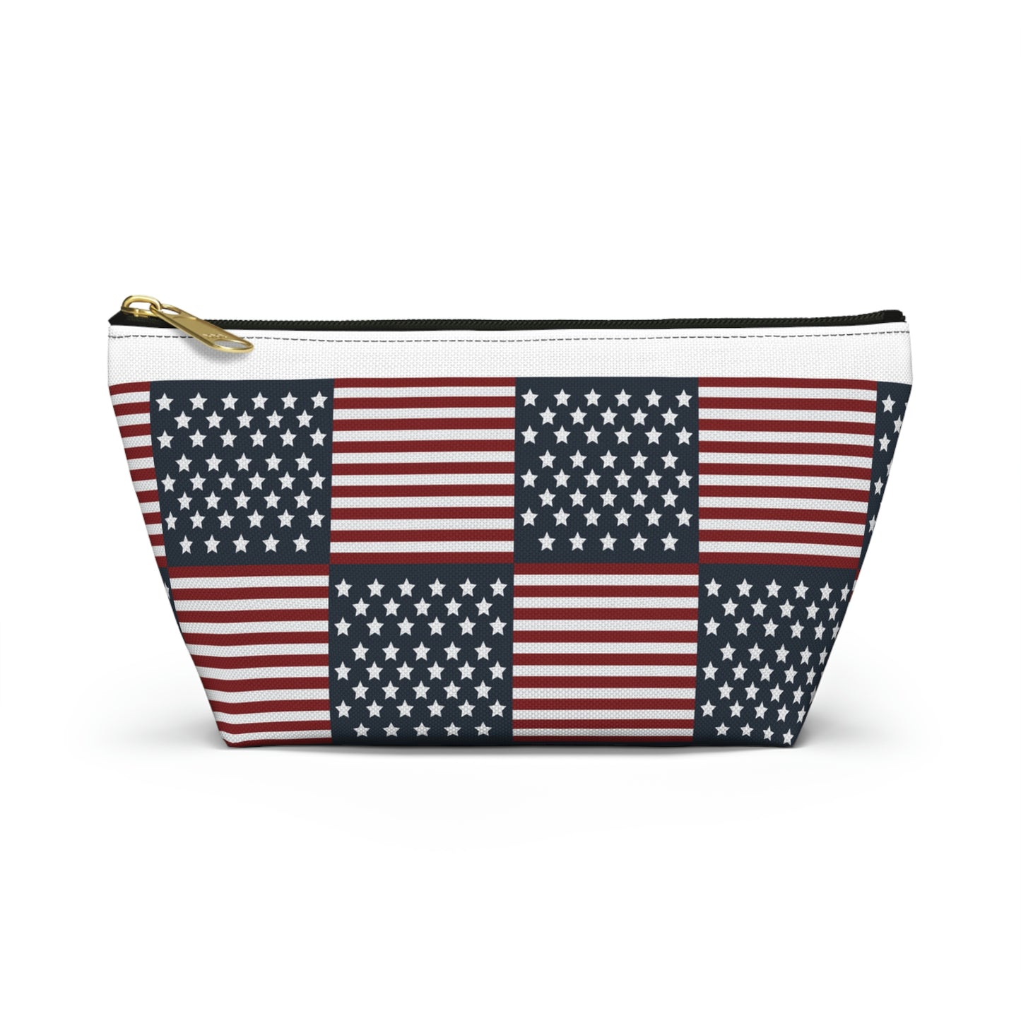 Patriotic Accessory Pouch w T-bottom