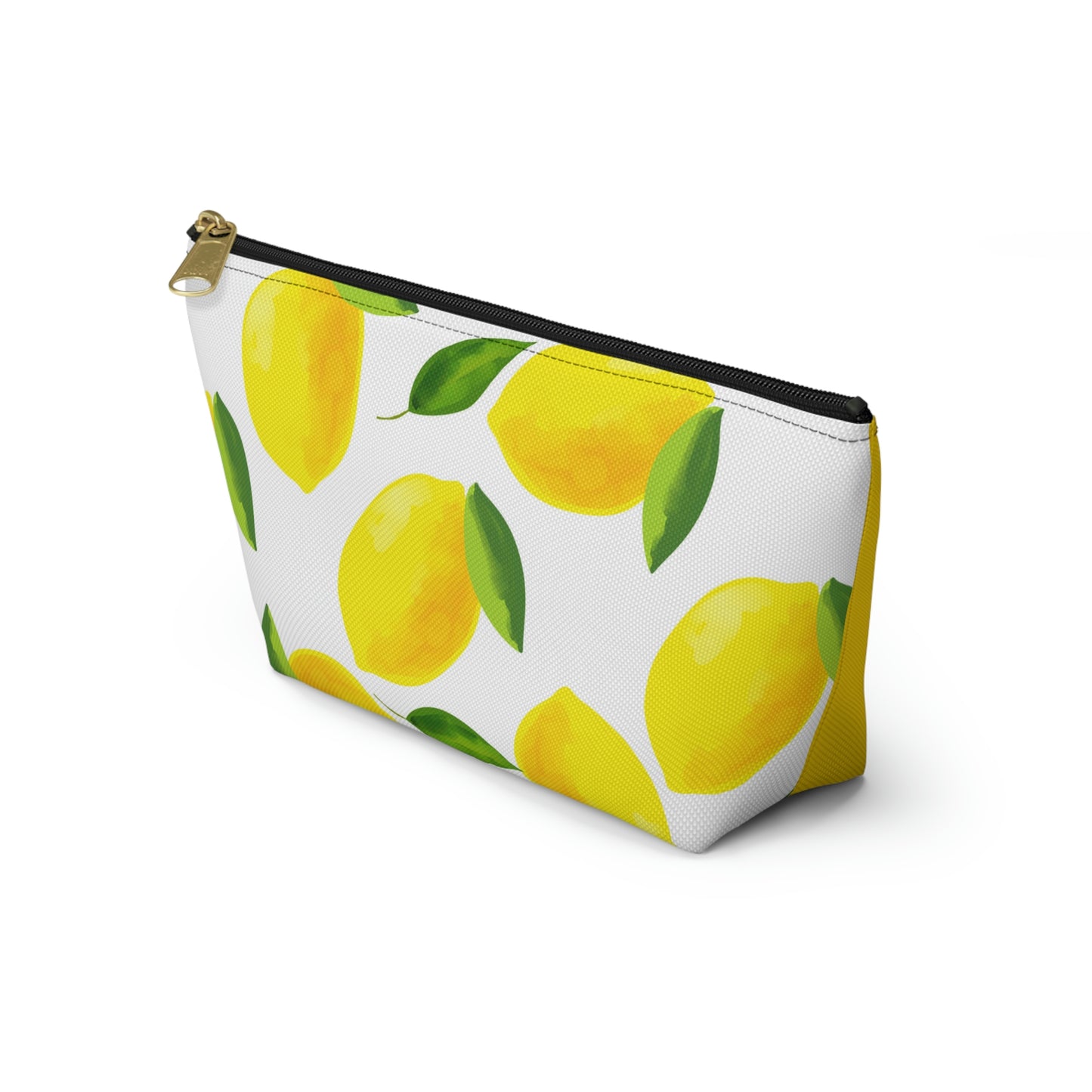 Lemon Fun Accessory Pouch w T-bottom