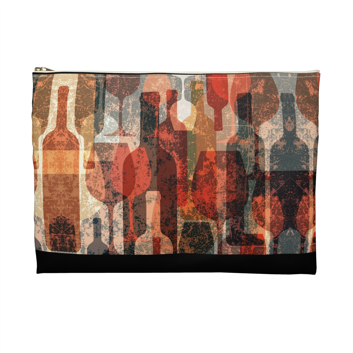 Wine Collage Accessory Pouch