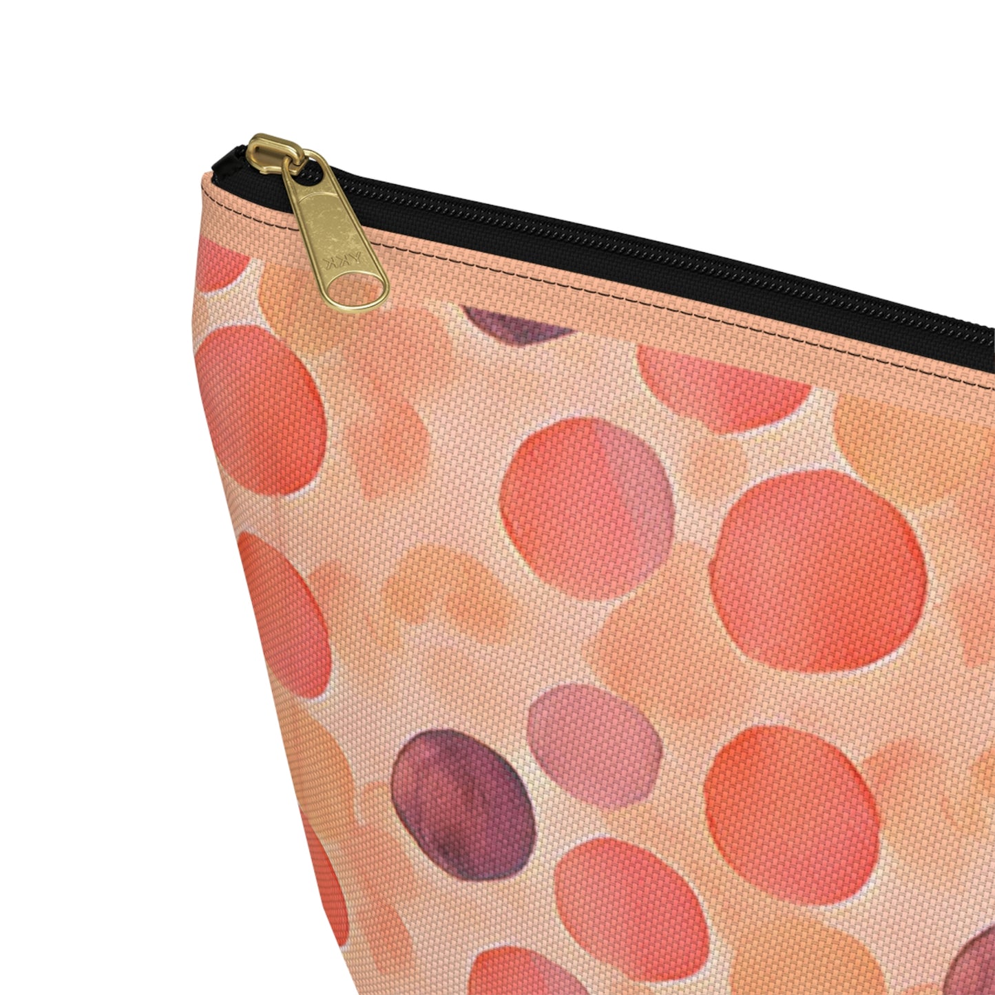 Tangerine Pop Accessory Pouch w T-bottom