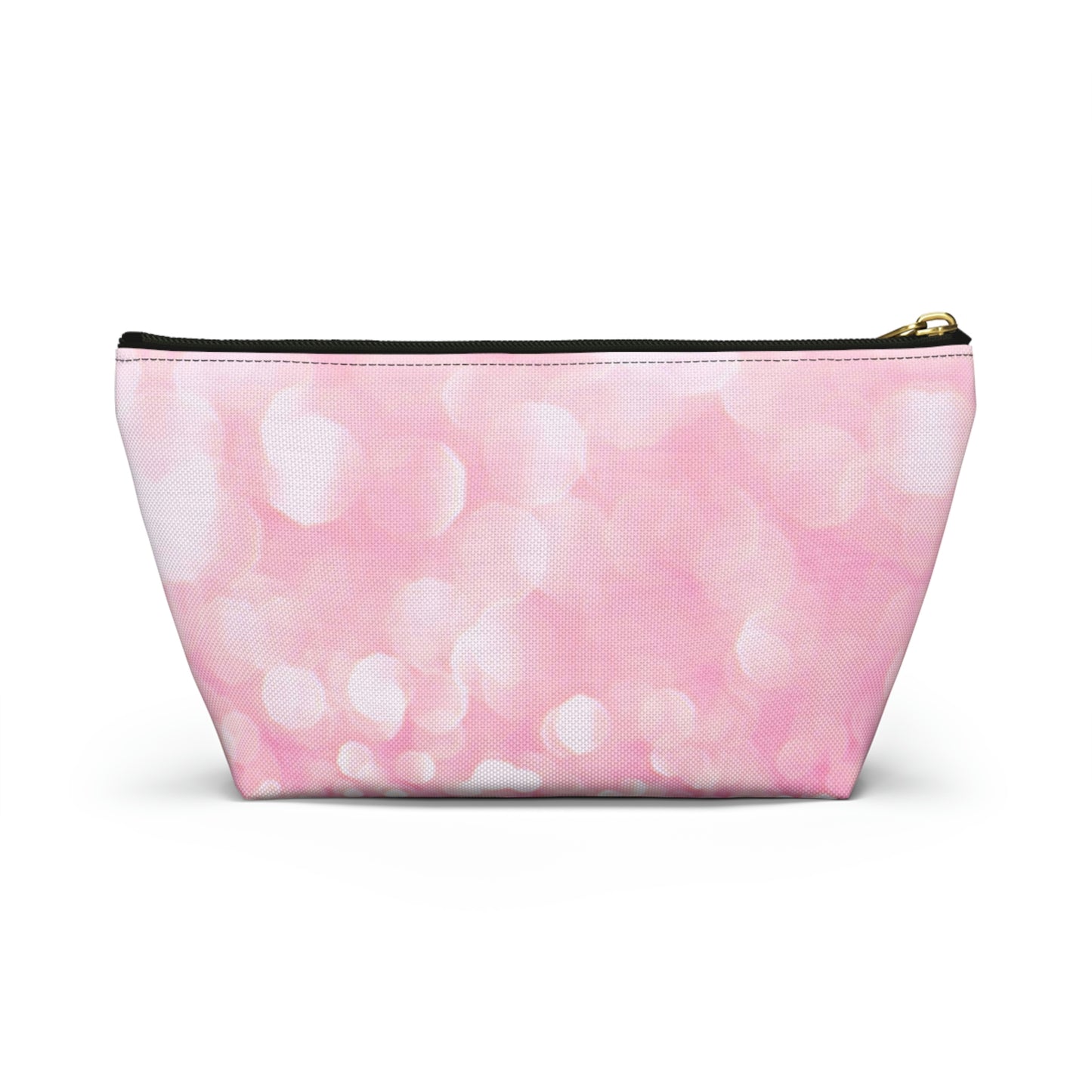 Petal Pink Sparkle  Accessory Pouch w T-bottom