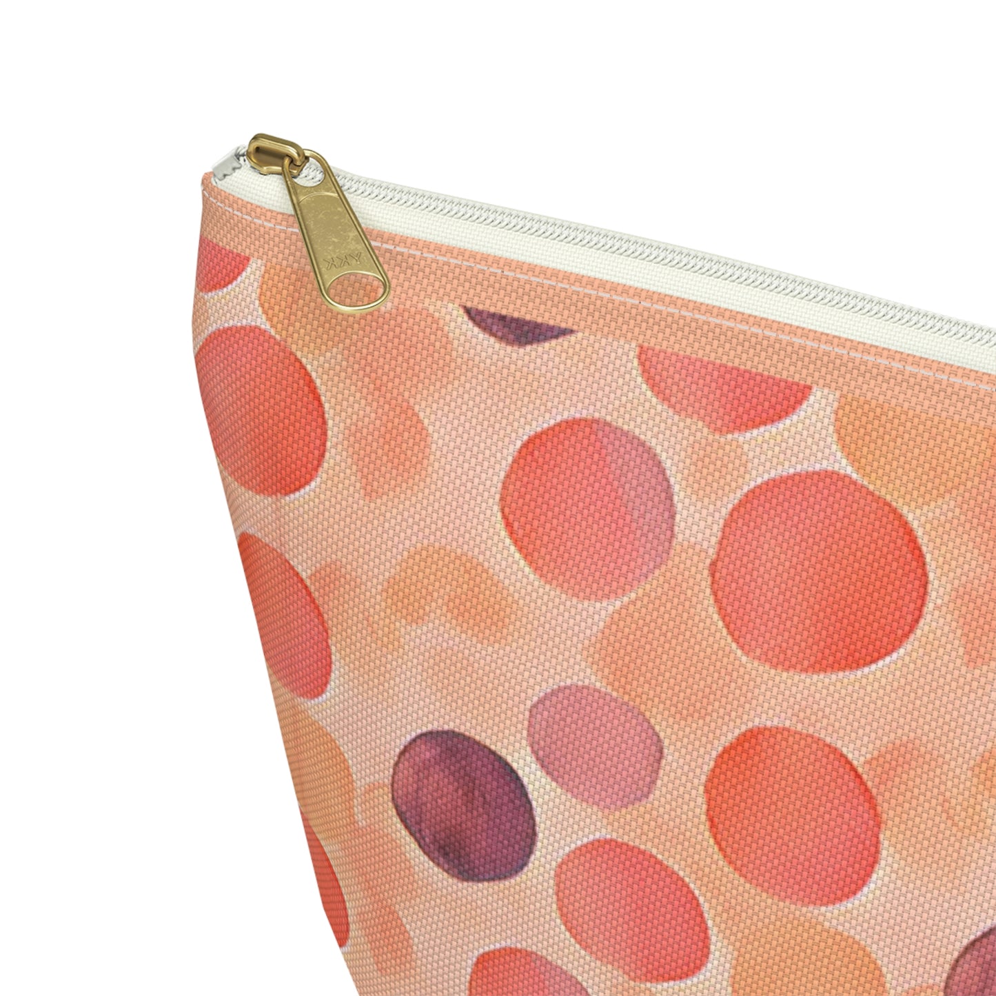 Tangerine Pop Accessory Pouch w T-bottom