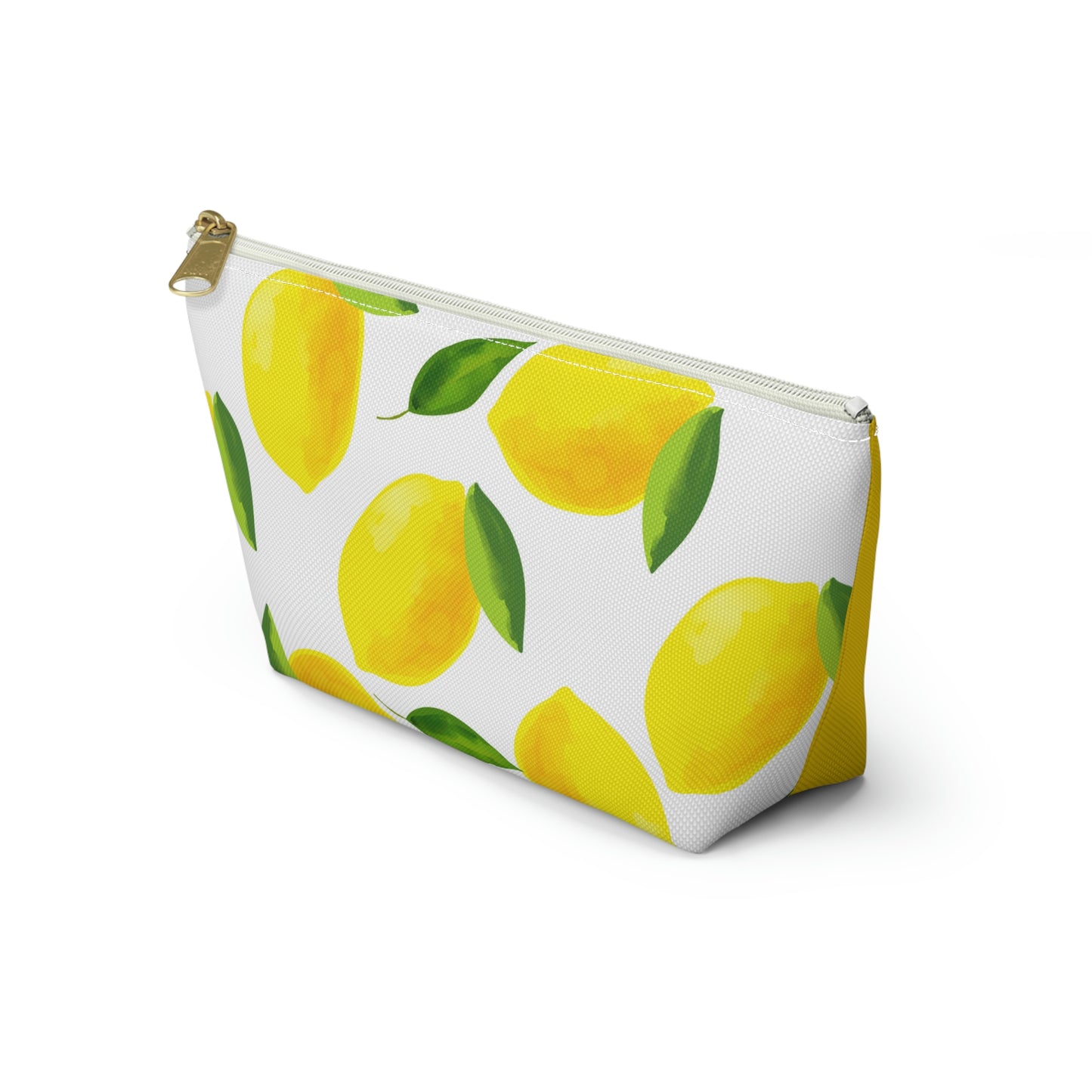 Lemon Fun Accessory Pouch w T-bottom