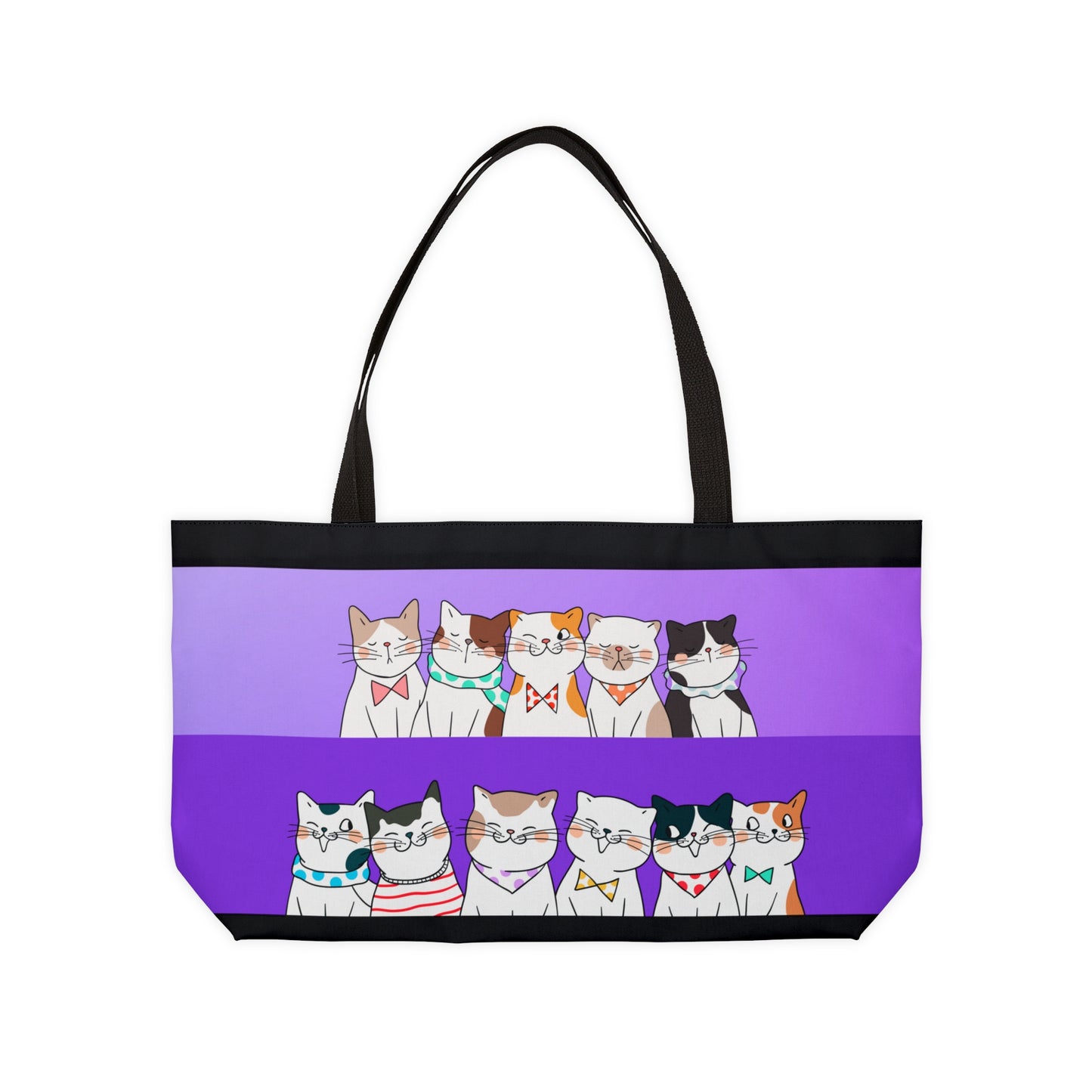 Cat Theatre Weekender Tote Bag