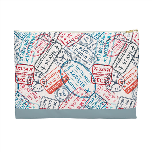 Travel Stamps Accessory Pouch