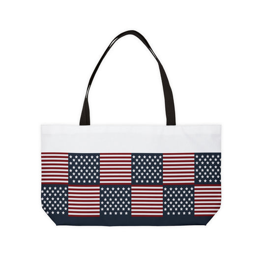 Patriotic Weekender Tote Bag