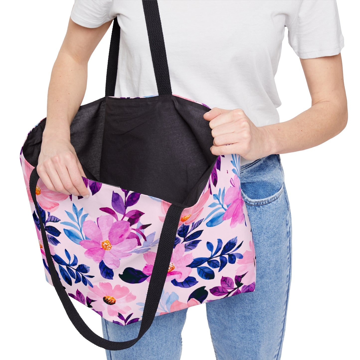 Annette Floral Weekender Tote Bag