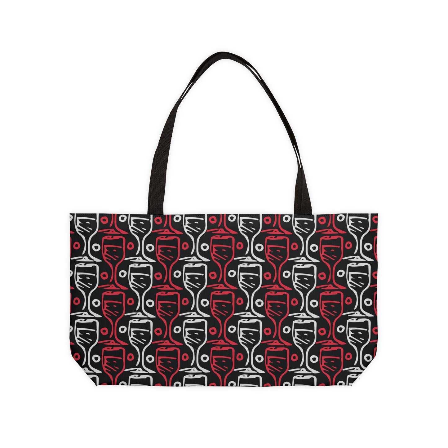 Wine Glass Weekender Tote Bag