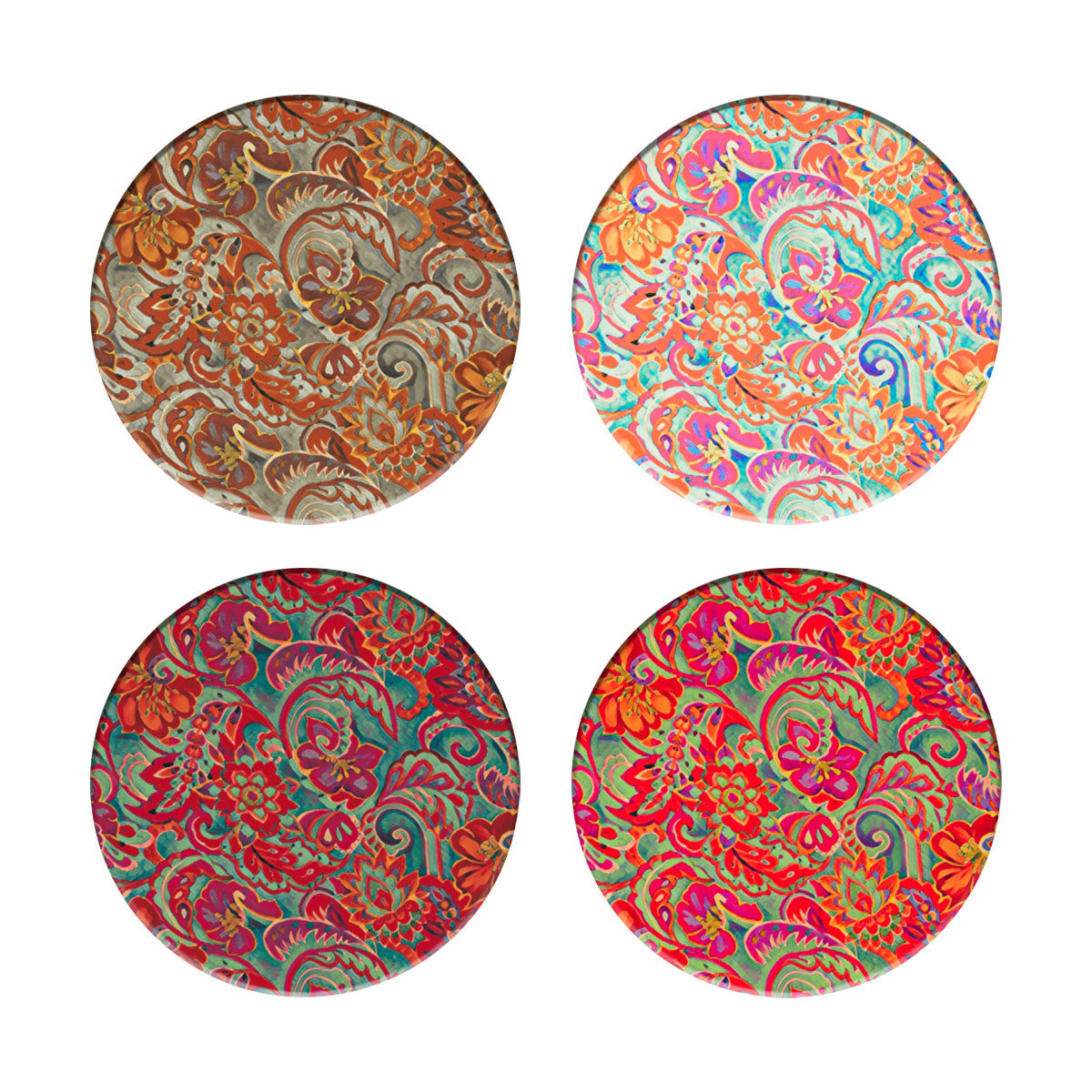 Tahiti Ceramic Coasters- Set of 4